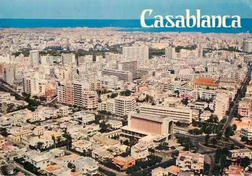 Morocco Casablanca aerial