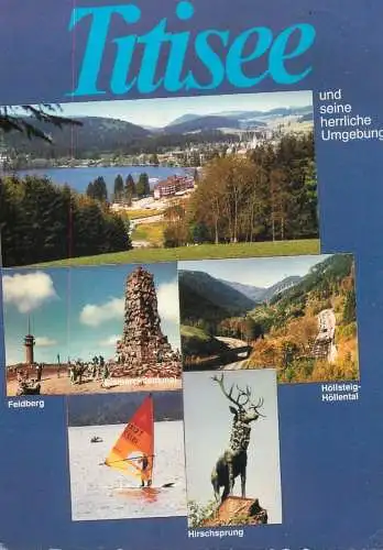 Germany Titisee und Umgebung multi view souvenir