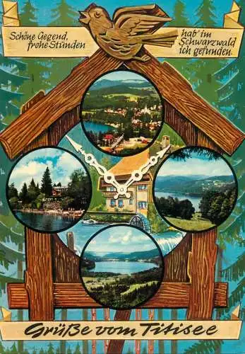 Germany Grusse vom Titisee Schwarzwald souvenir