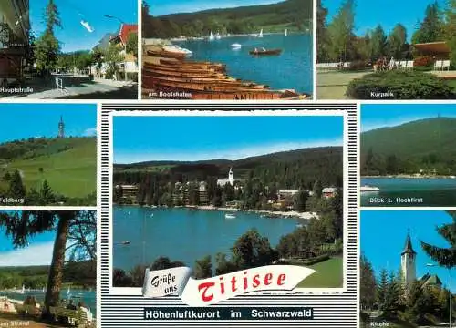 Germany Grusse aus Titisee Hohenluftkurort im Schwarzwald multi view