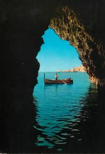 Italy Taormina blue cave