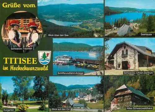 Germany Grusse vom Titisee im Hochschwarzwald different views