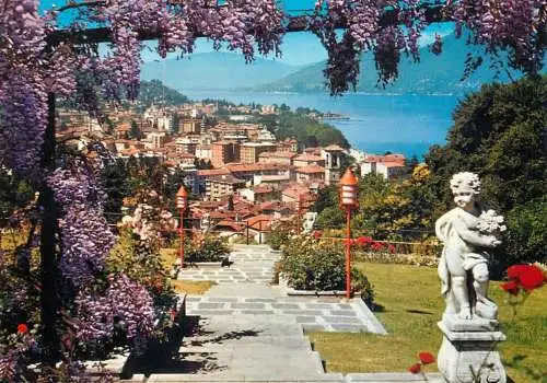 Italy Lago Maggiore Luino panorama