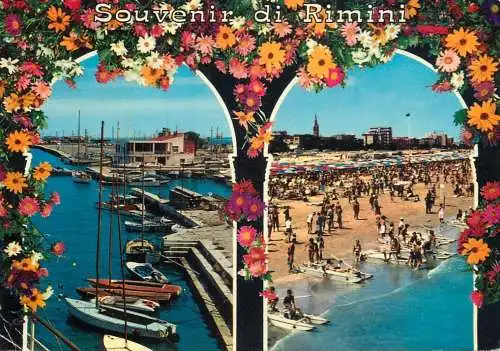 Italy Rimini beach side 1975