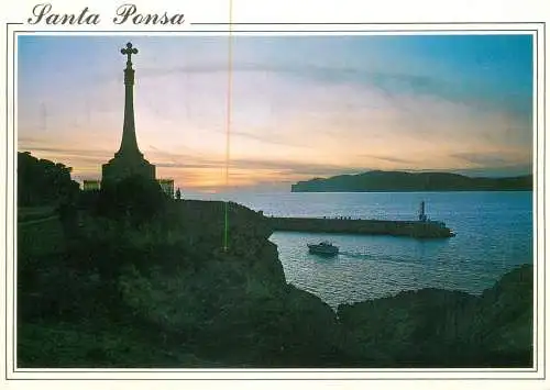 Spain Mallorca Santa Ponsa evening aspect
