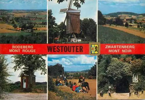 Belgium Westouter Mont Rouge & Mont Noir multi view