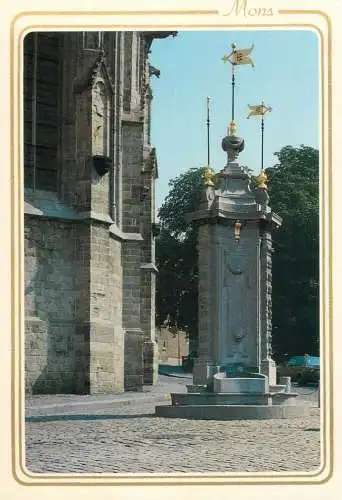 Belgium Mons Fontaine Pilori du Chapitre