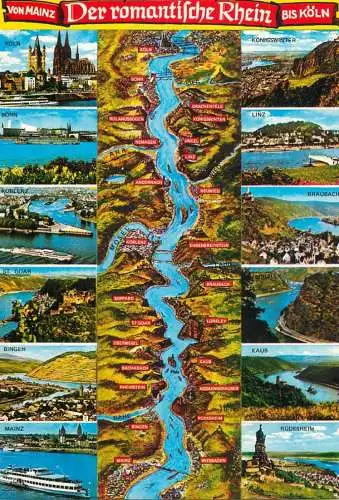 Germany Der romantischer Rhein von Mainz bis Koln souvenir