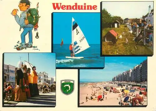 Belgium Wenduine different aspects souvenir