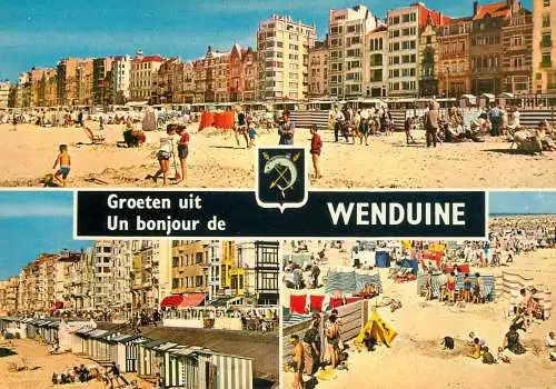 Belgium Wenduine littoral types and scenes several sights