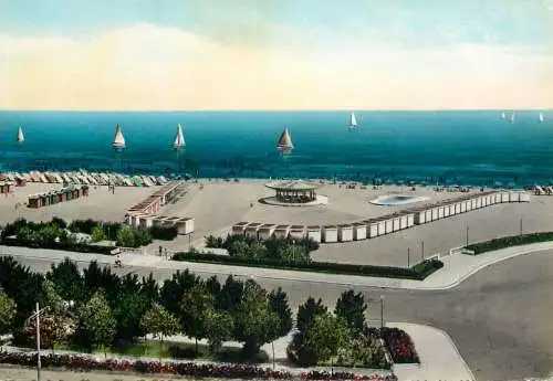 Italy Rimini Spiaggia e Rotonda del Gran Hotel