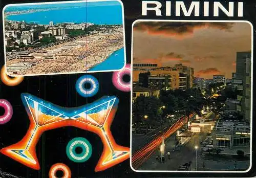 Italy Rimini different aspects and sites