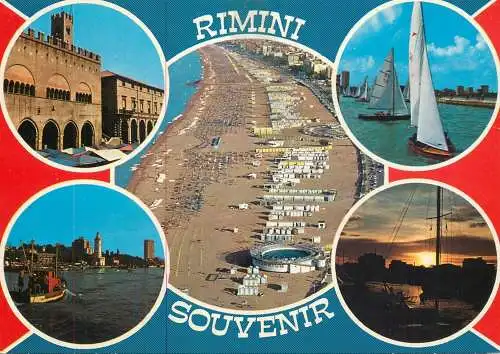 Italy Rimini several aspects souvenir