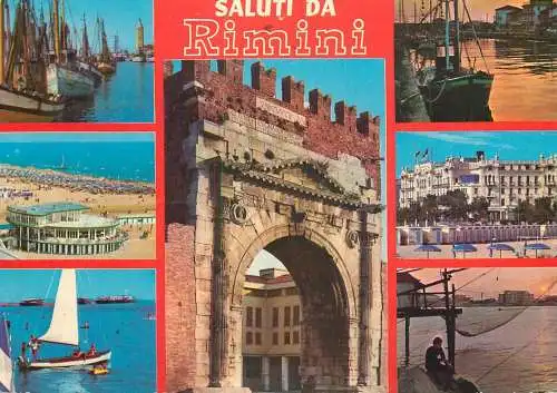 Italy Saluti da Rimini multi view