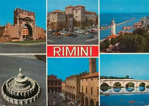 Italy Rimini Monuments multi view