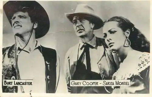 Burt Lancaster Gary Cooper & Sarita Montiel