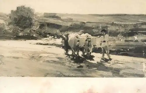 Romania pictura Nicolae Grigorescu car cu boi
