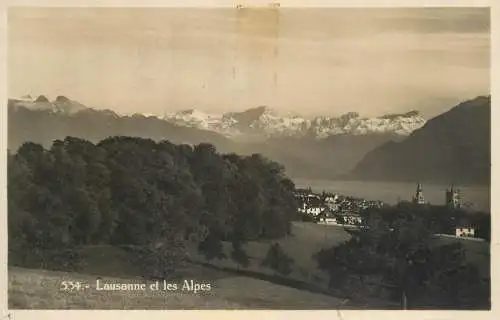 Switzerland Lausanne et les Alpes
