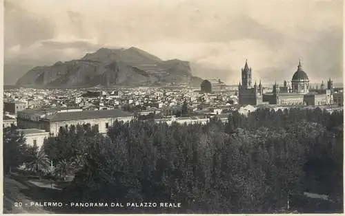 Italy Palermo panorama dal Palazzo reale