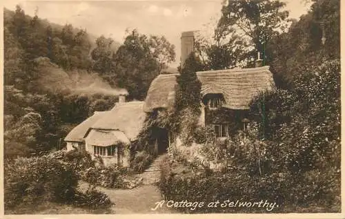 United Kingdom England Selworthy cottage