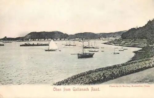 United Kingdom Scotland Oban from Gallanach road sailing vessel