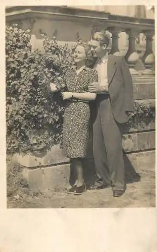 Photograph couple in the yard