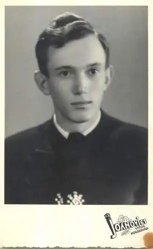 Photograph 1943 elegant young man Cluj Napoca Romania