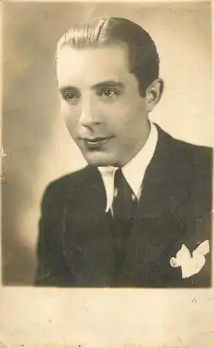 Photograph elegant man haircut