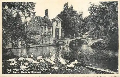 Belgium Brugge entree du beguinage