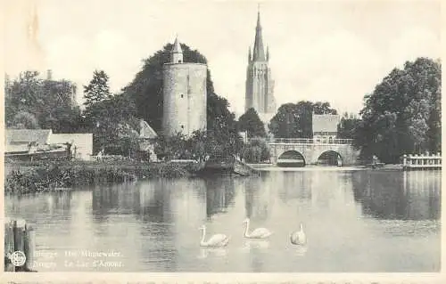 Belgium Brugge le lac d amour