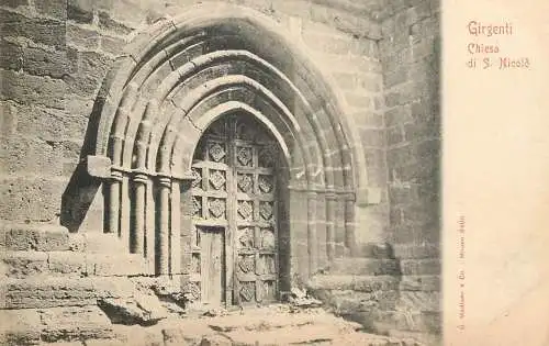 Italy Girgenti chiesa di S. Nicolo