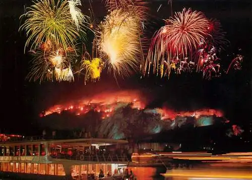 Germany Koblenz am Rhein Der Rhein in Flamen