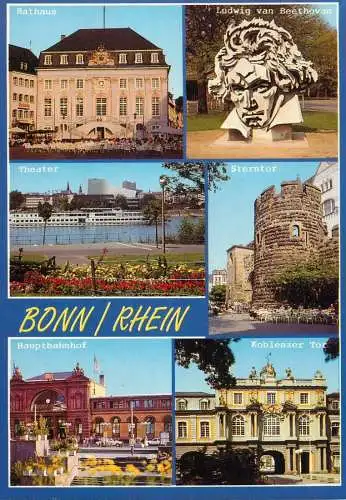 Germany Bonn am Rhein multi view souvenir