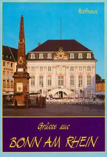 Germany Grusse aus Bonn am Rhein Rathaus souvenir