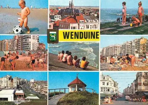 Belgium Greetings from Wenduine littoral types and scenes several aspects