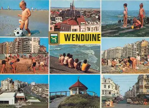 Belgium Greetings from Wenduine littoral types and scenes different views