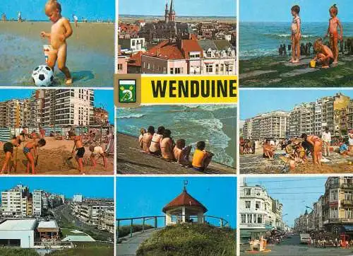 Belgium Greetings from Wenduine littoral types and scenes several views