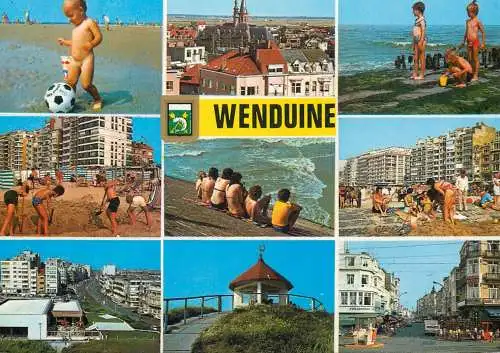 Belgium Greetings from Wenduine littoral types and scenes multi view