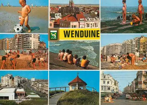 Belgium Wenduine littoral types and scenes different views