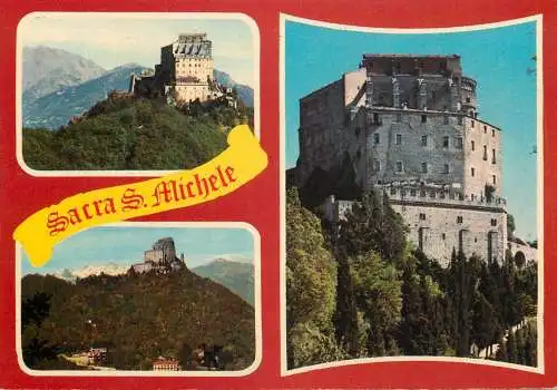 Italy Sacra di San Michele diverse vedute dell'Abbazia
