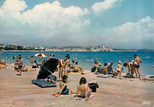 France Antibes La Plage de la Salis & vieille ville
