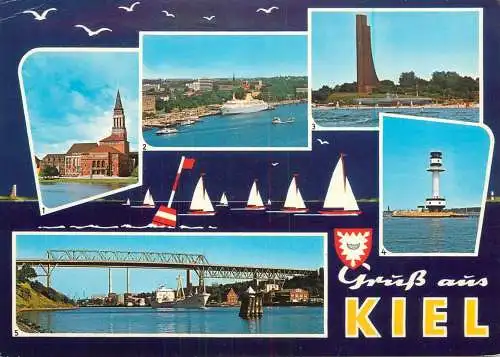 Germany Grusse aus Kiel several views