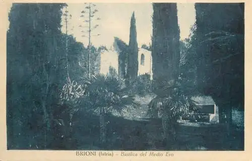 Croatia Brioni Istria basilica del Medio Evo