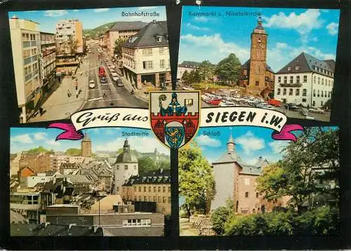 Germany Gruss aus Siegen/Westfalen multi view souvenir