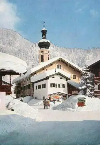 Germany Reit im Winkl/Oberbayern winter scenery