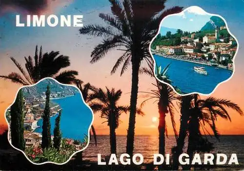 Italy Lago di Garda - Limone different aspects and views