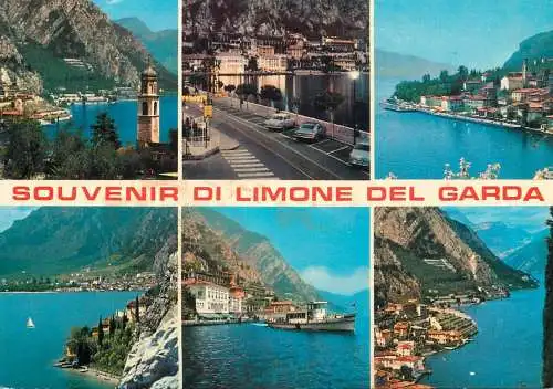 Italy Limone del Garda multi view souvenir