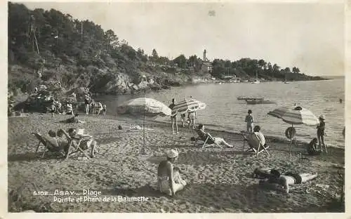 France Agay Plage Pointe et Phare de la Baumette