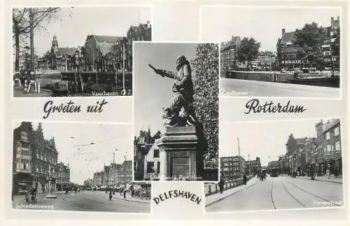 Netherlands Groeten uit Rotterdam & Delfshaven multi view