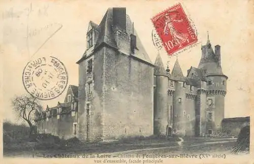 France les chateaux de la Loire Feugeres sur Bievre
